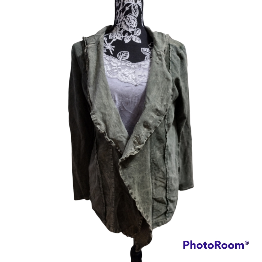 Chalet Hooded Deep-V Boho Jacket